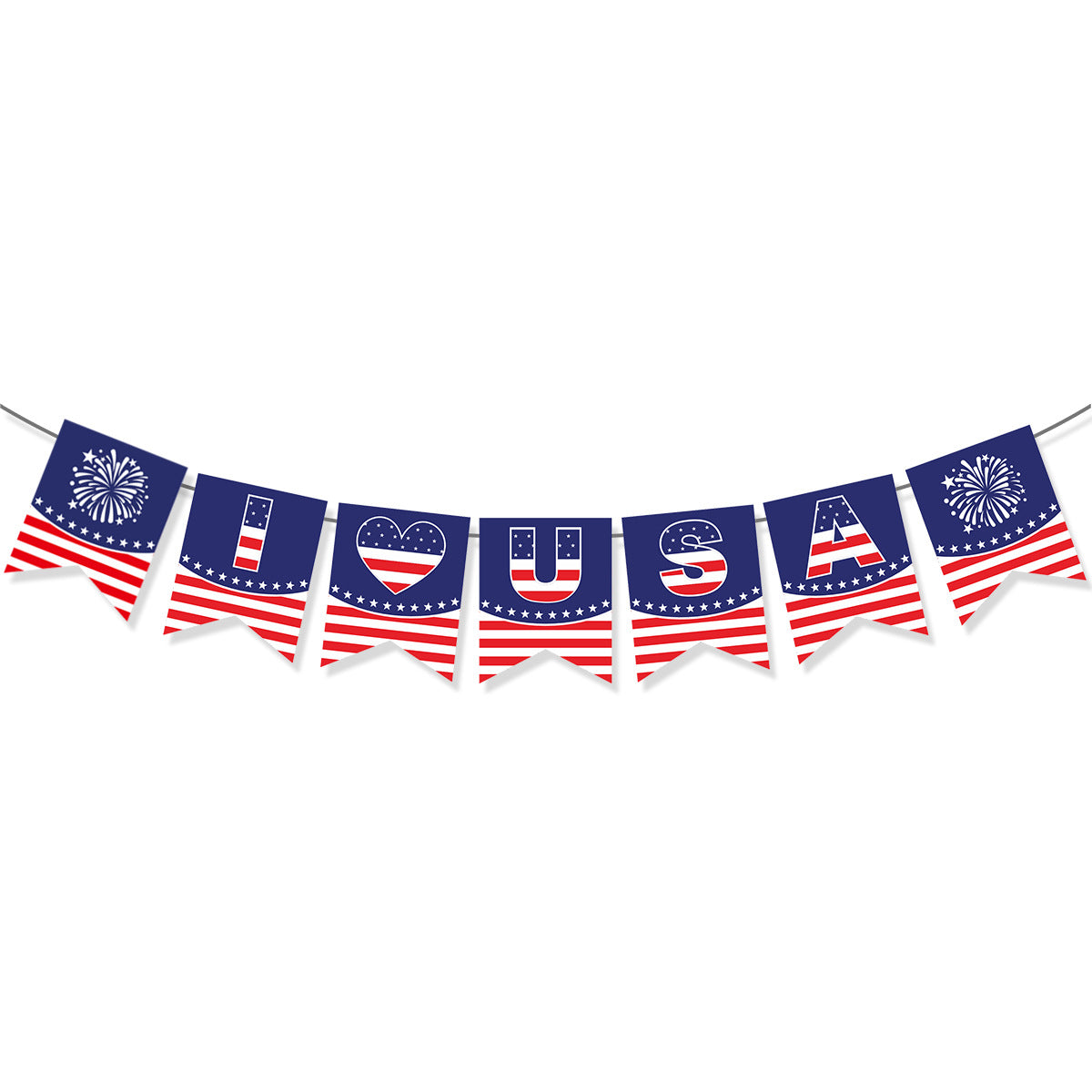Siopsrl | Unisex decorative garland with star motif and sturdy cardboard Siopsrl