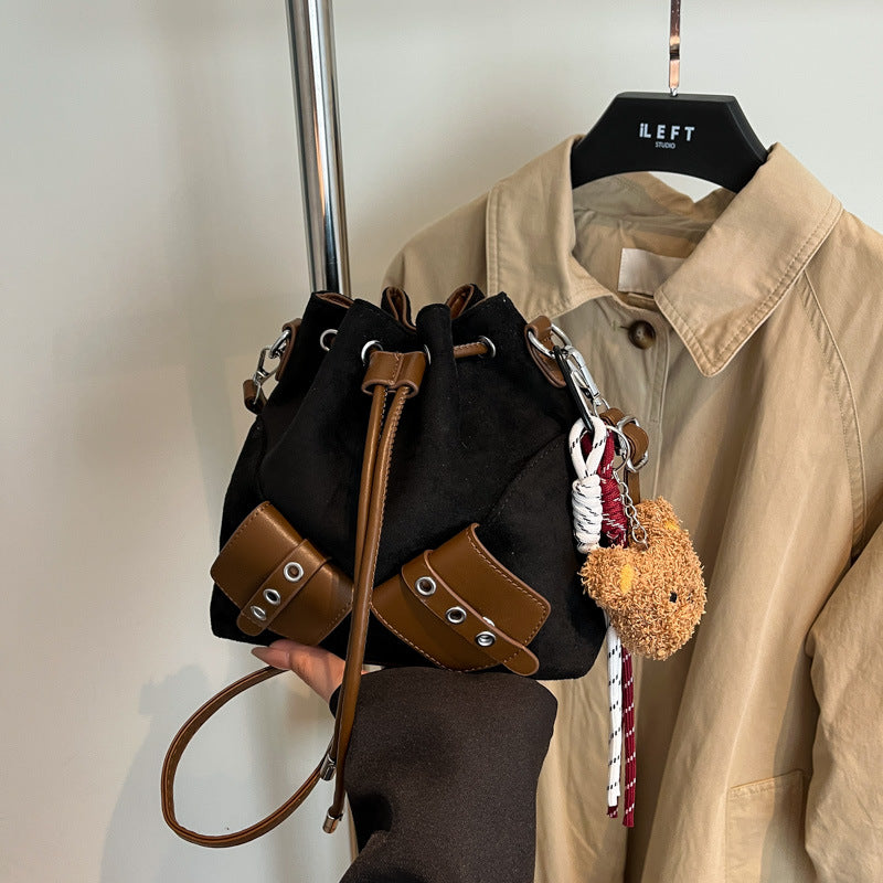 Siopsrl | Suede Bucket Bag Siopsrl