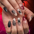Halloween-Themed Artistic Press-On Nail Set Siopsrl