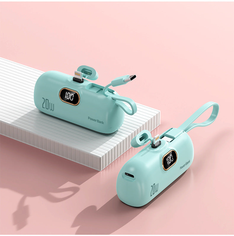 Siopsrl | Power bank with integrated charging cable Siopsrl