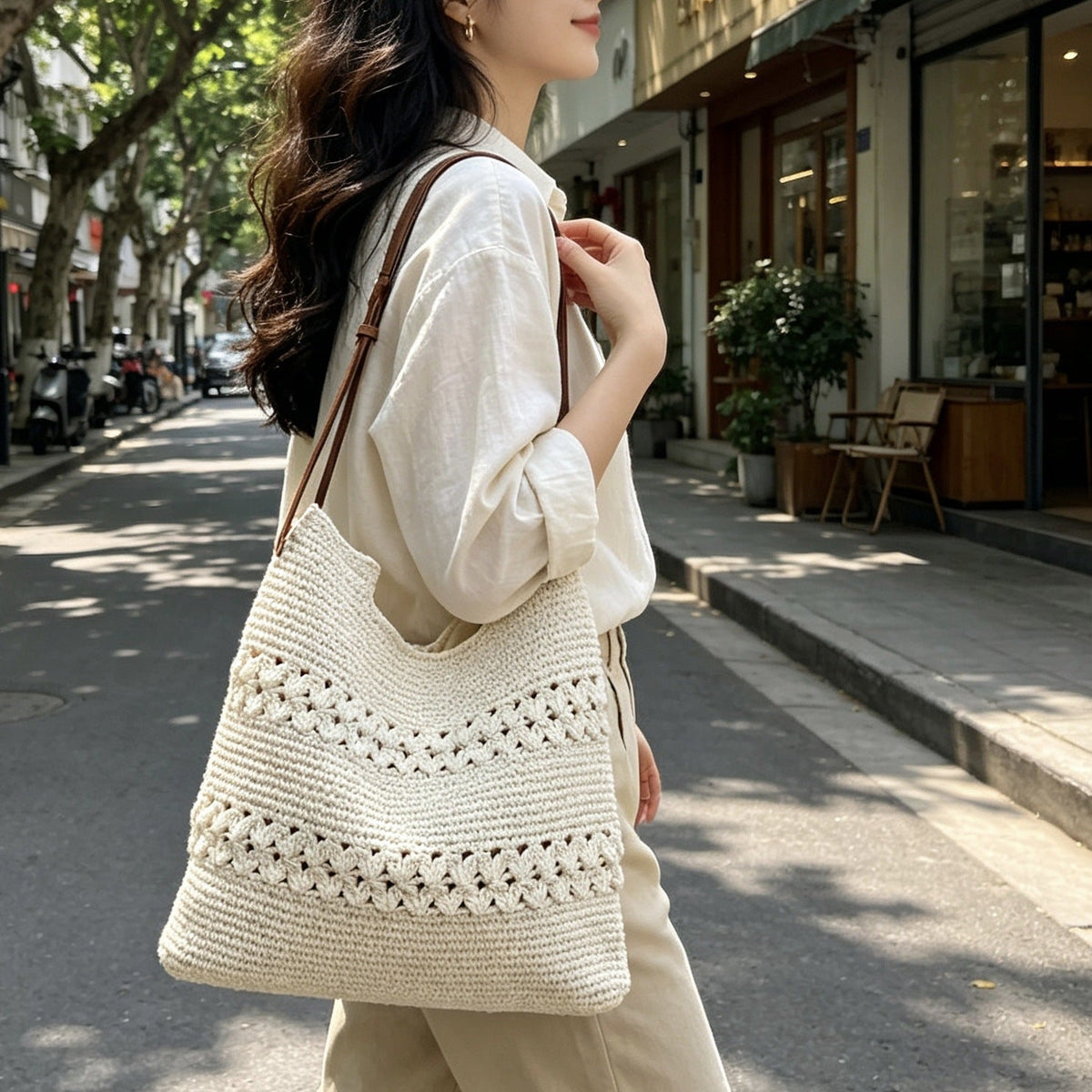 Siopsrl | Hand-knotted Shopper Bag Siopsrl