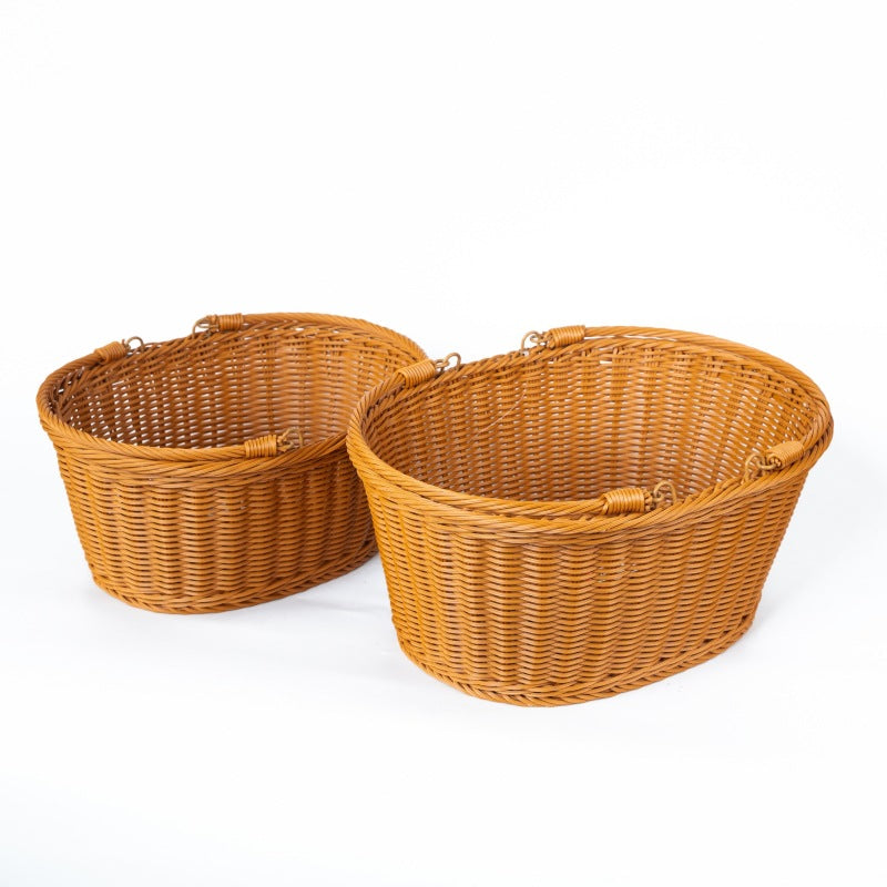 Ladies Handmade Woven Shopping Basket Siopsrl