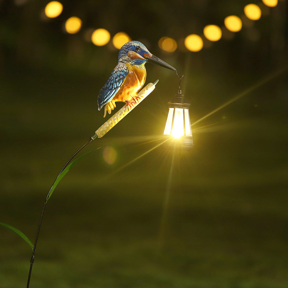 Decorative Solar Flamingo Garden Stake Lamp With Adjustable Metal Arm And Integrated LED Siopsrl
