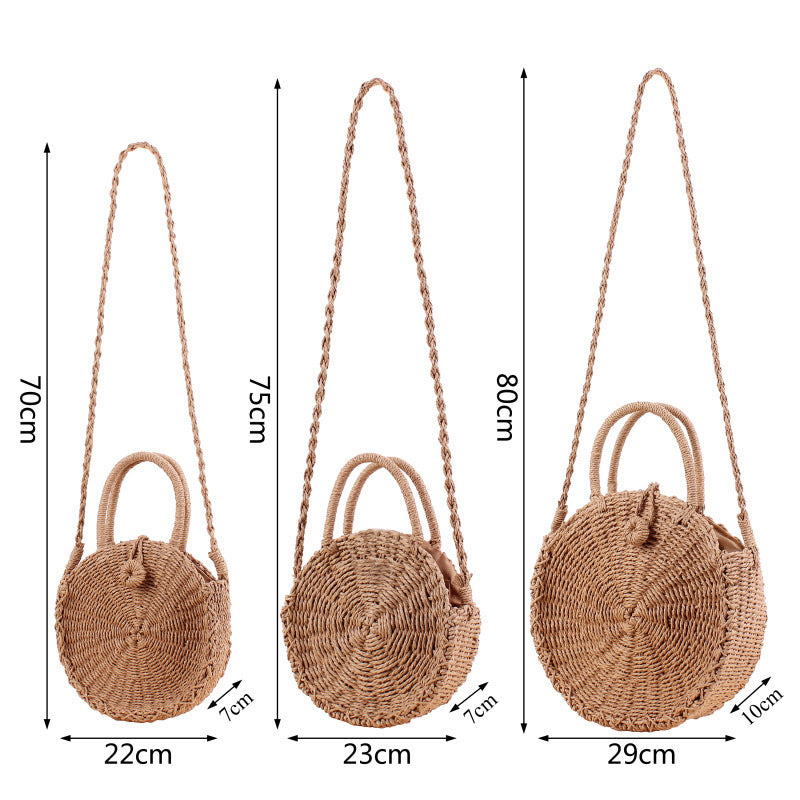 Siopsrl | Round Bast Crossbody Bag with Practical Lining Siopsrl