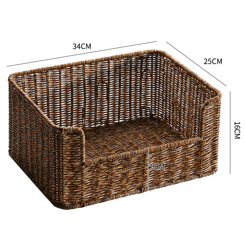 Woven Cube Storage Basket Siopsrl