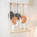 Bohemian Macrame Leaf Art Display Shelf Siopsrl