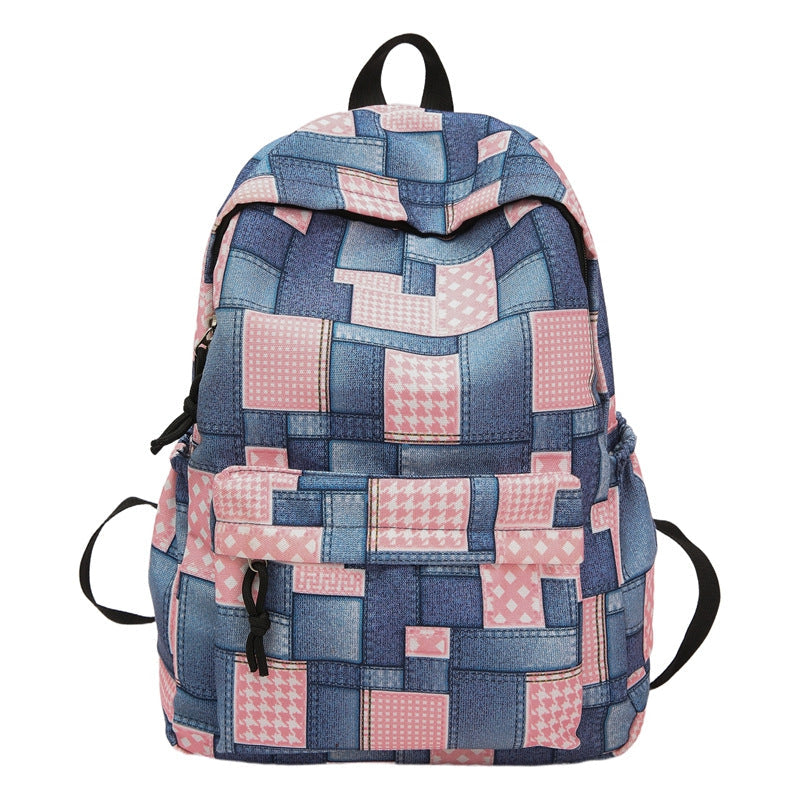 Siopsrl | Backpack in Creative Patchwork Design Siopsrl