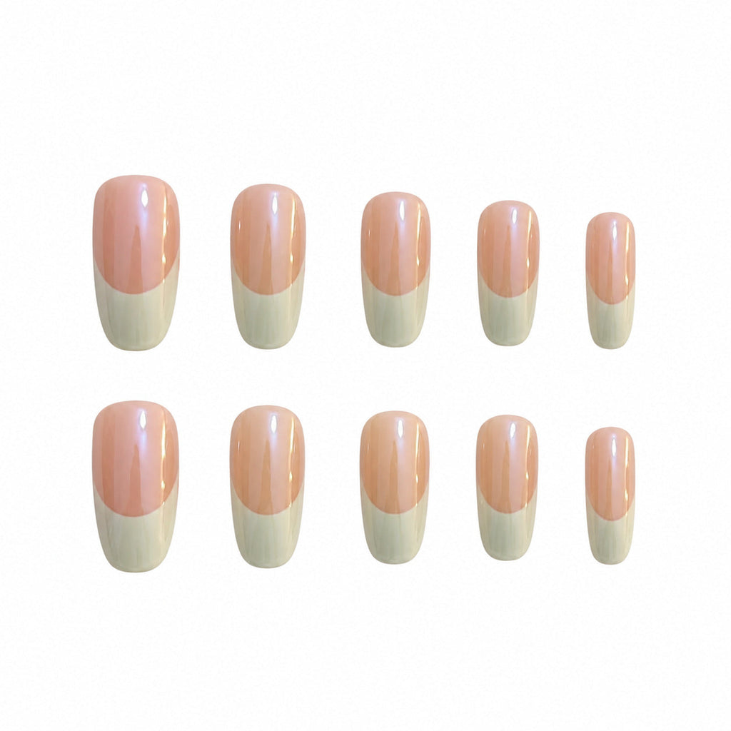 Siopsrl | Artificial nails with transparent and modern French tips Siopsrl