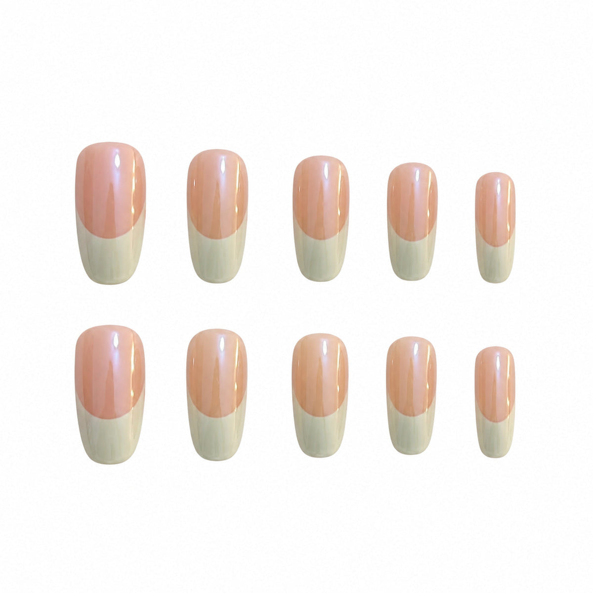 Siopsrl | Artificial nails with transparent and modern French tips Siopsrl