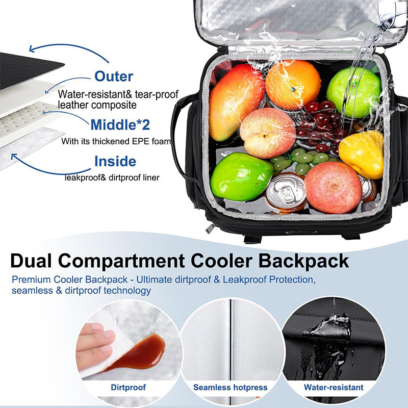 Siopsrl | Insulated Multi-Compartment Cooler Backpack