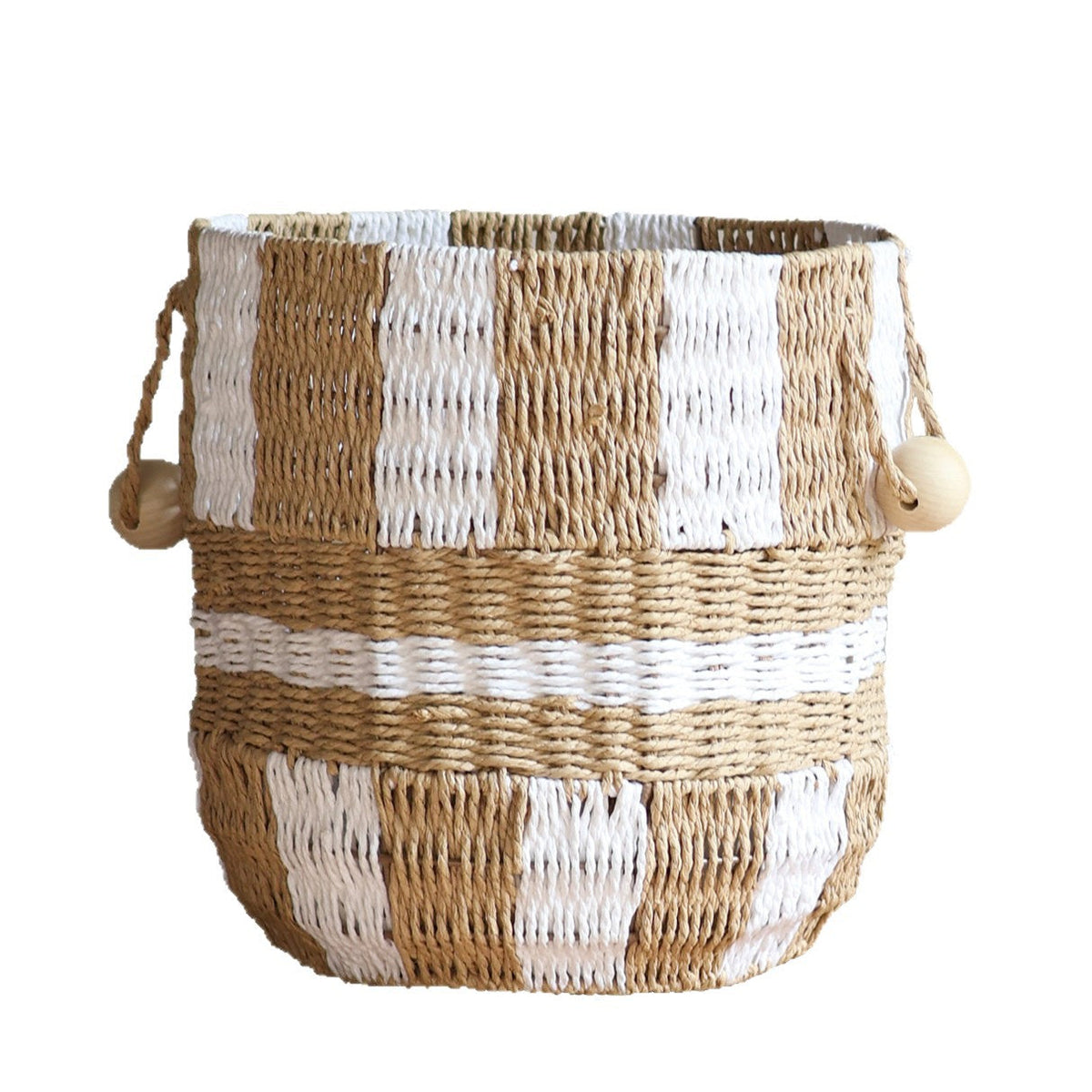 Handcrafted storage bucket made of pocket fabric Siopsrl