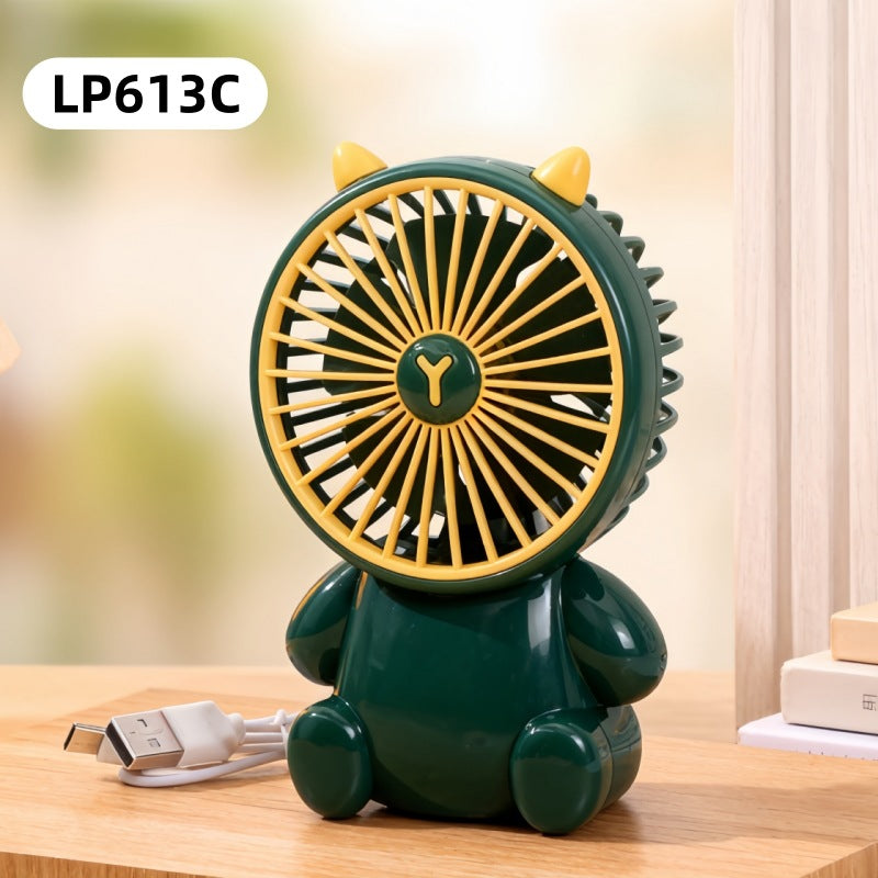 Siopsrl | Women's portable USB handheld fan in playful animal design Siopsrl