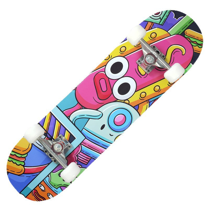 Complete Street Skateboard with Maple Deck Concave and Durable PU Wheels Siopsrl