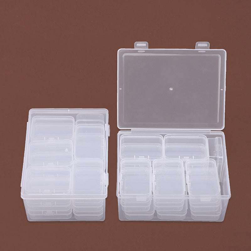 Multi-Purpose Transparent Compartment Organizing Box Siopsrl