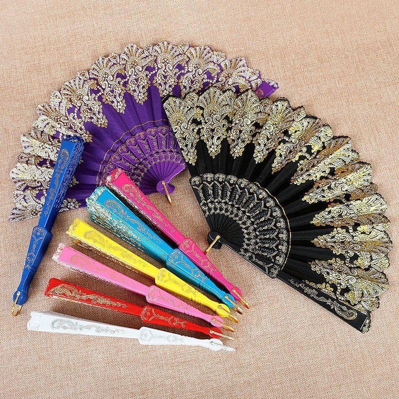 Siopsrl | Ladies' elegant hand fan with intricate decorations Siopsrl