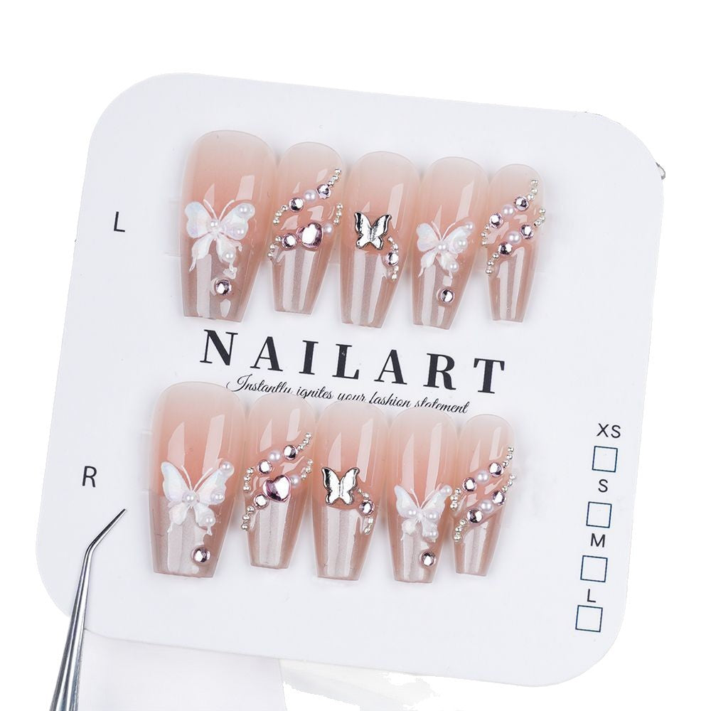 Siopsrl | Artistic Floral Press-On Nail Set Siopsrl Siopsrl | 78739498Siopsrl |