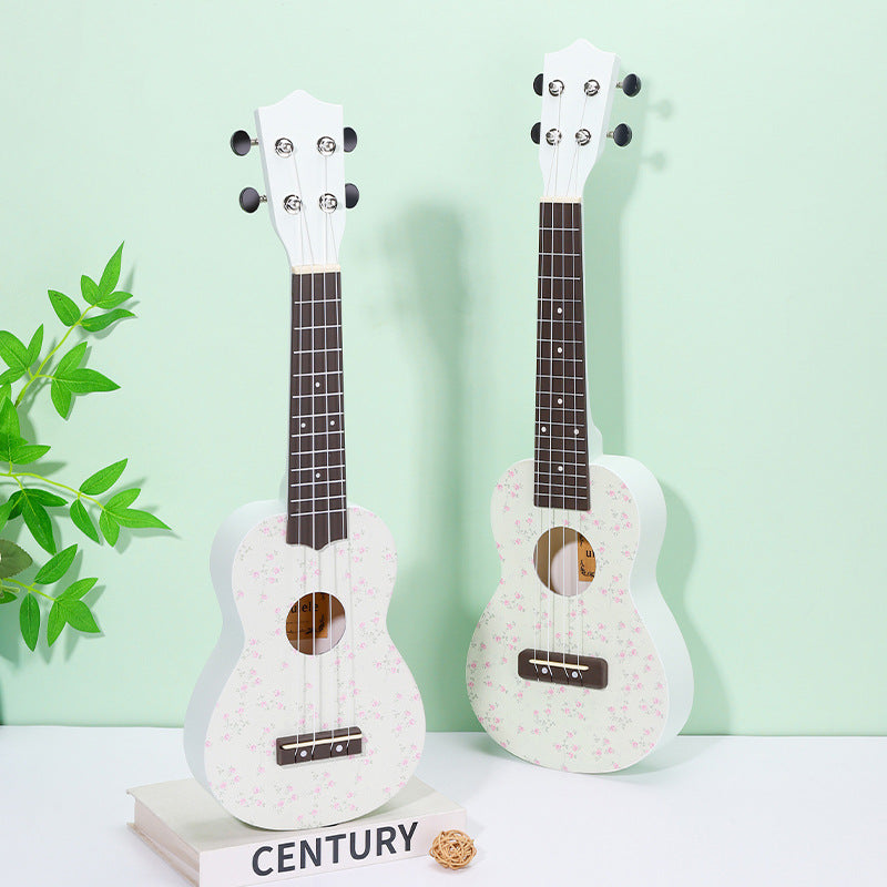 Siopsrl | Floral Patterned Ukulele Siopsrl