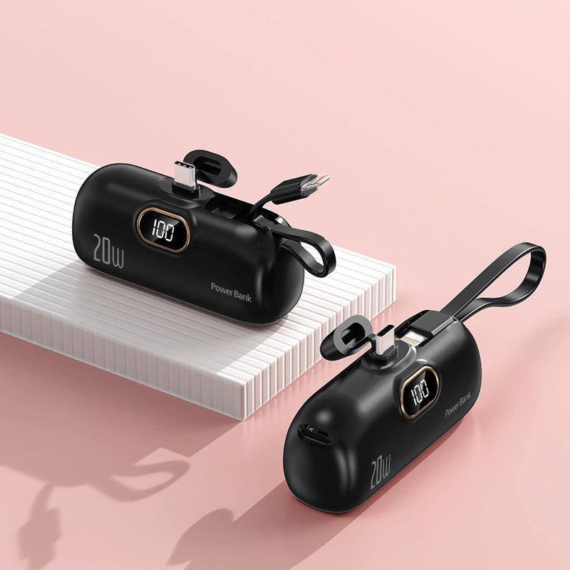 Siopsrl | Power bank with integrated charging cable Siopsrl