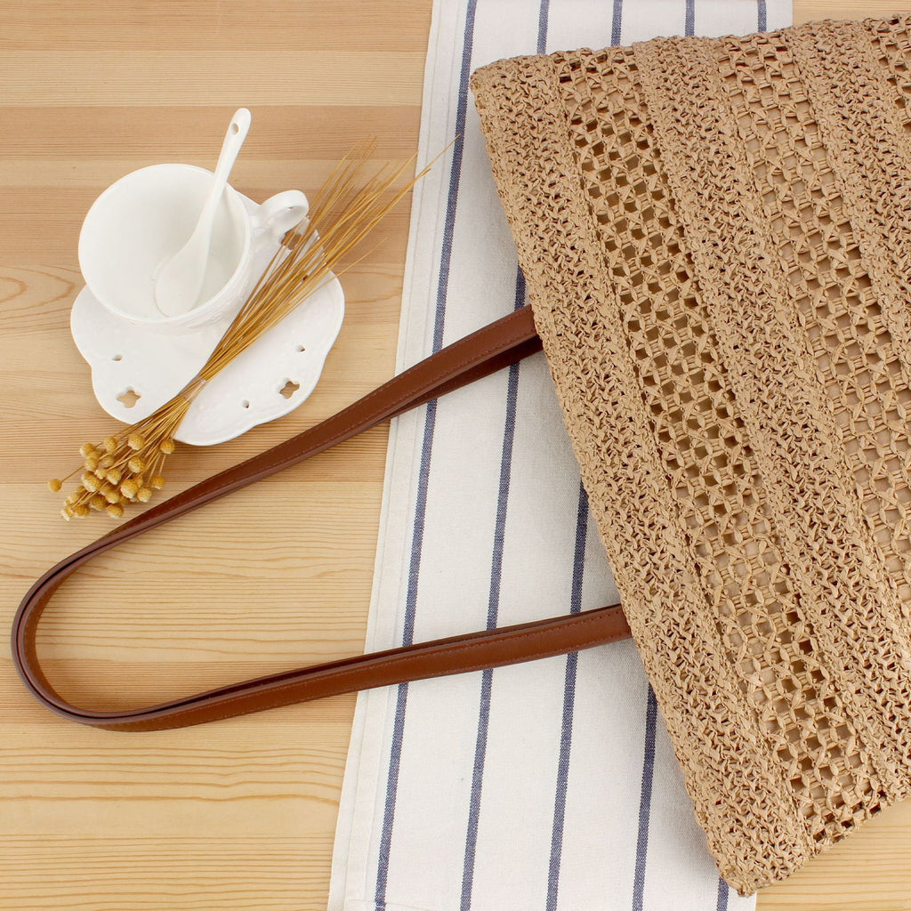 Basket bag with elegant straw construction Siopsrl