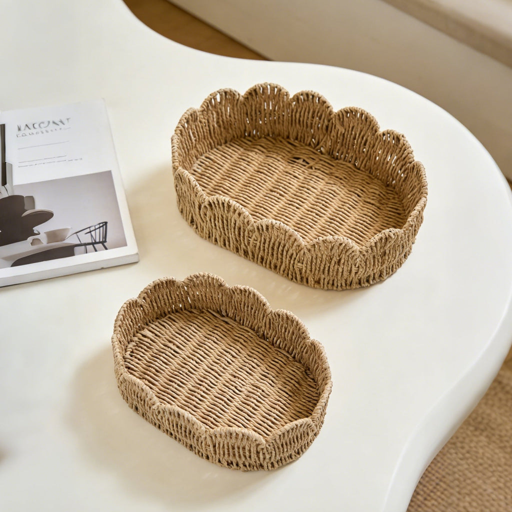 Decorative hand-woven storage basket Siopsrl