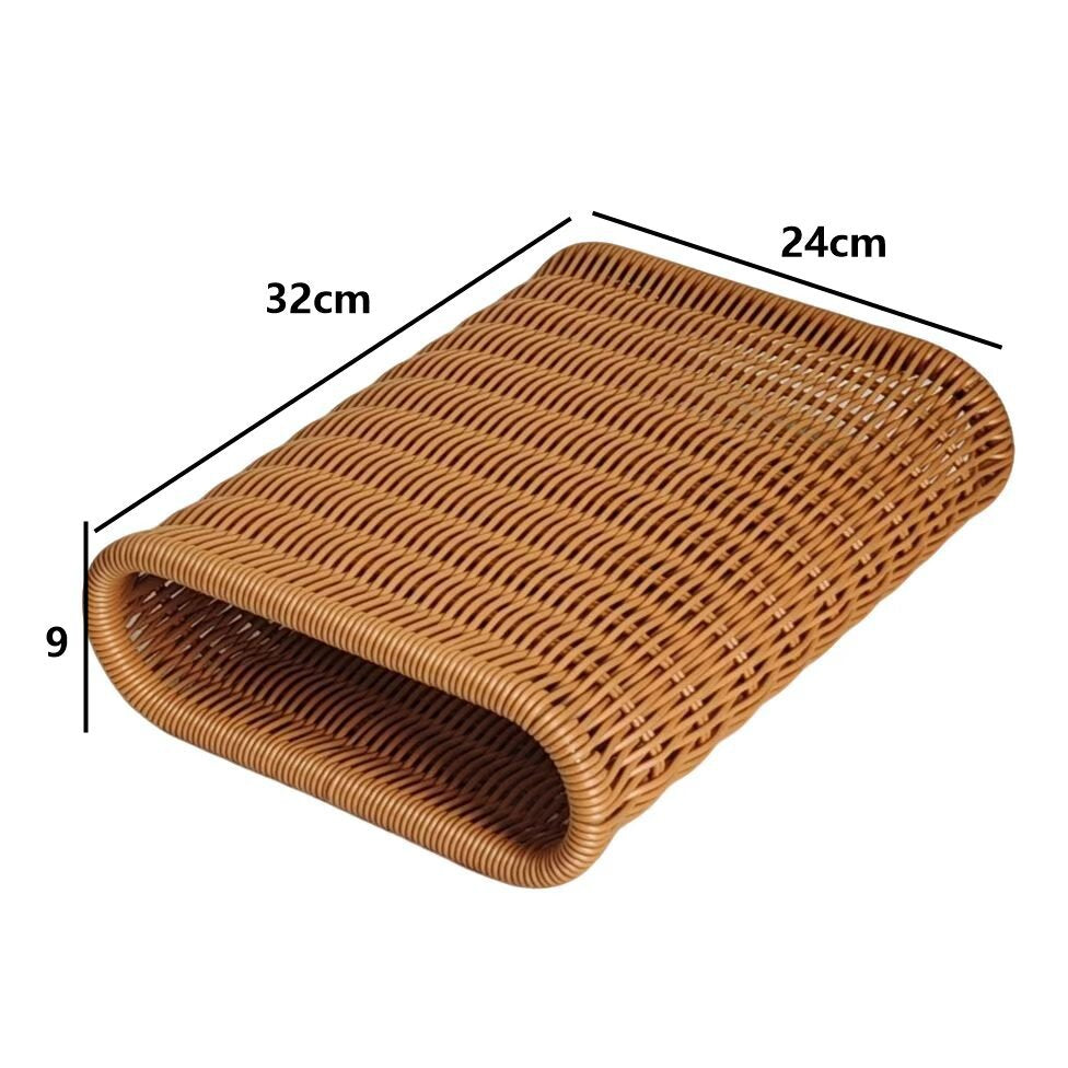 Curved Woven Storage Basket Siopsrl