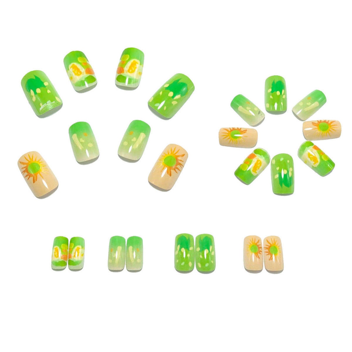 Siopsrl | Artificial Nails in Lively Fruit Design Siopsrl