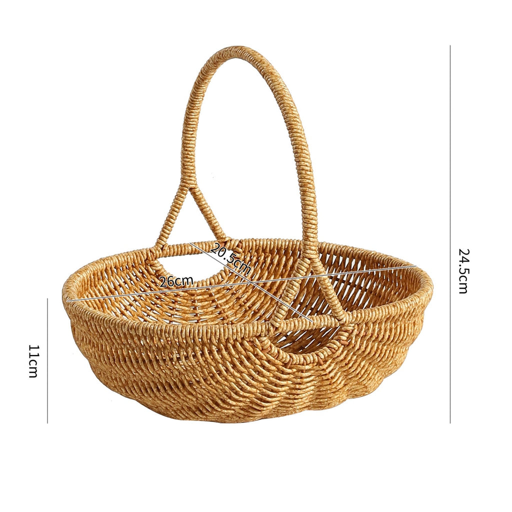 Handwoven Artisan Market Basket Siopsrl