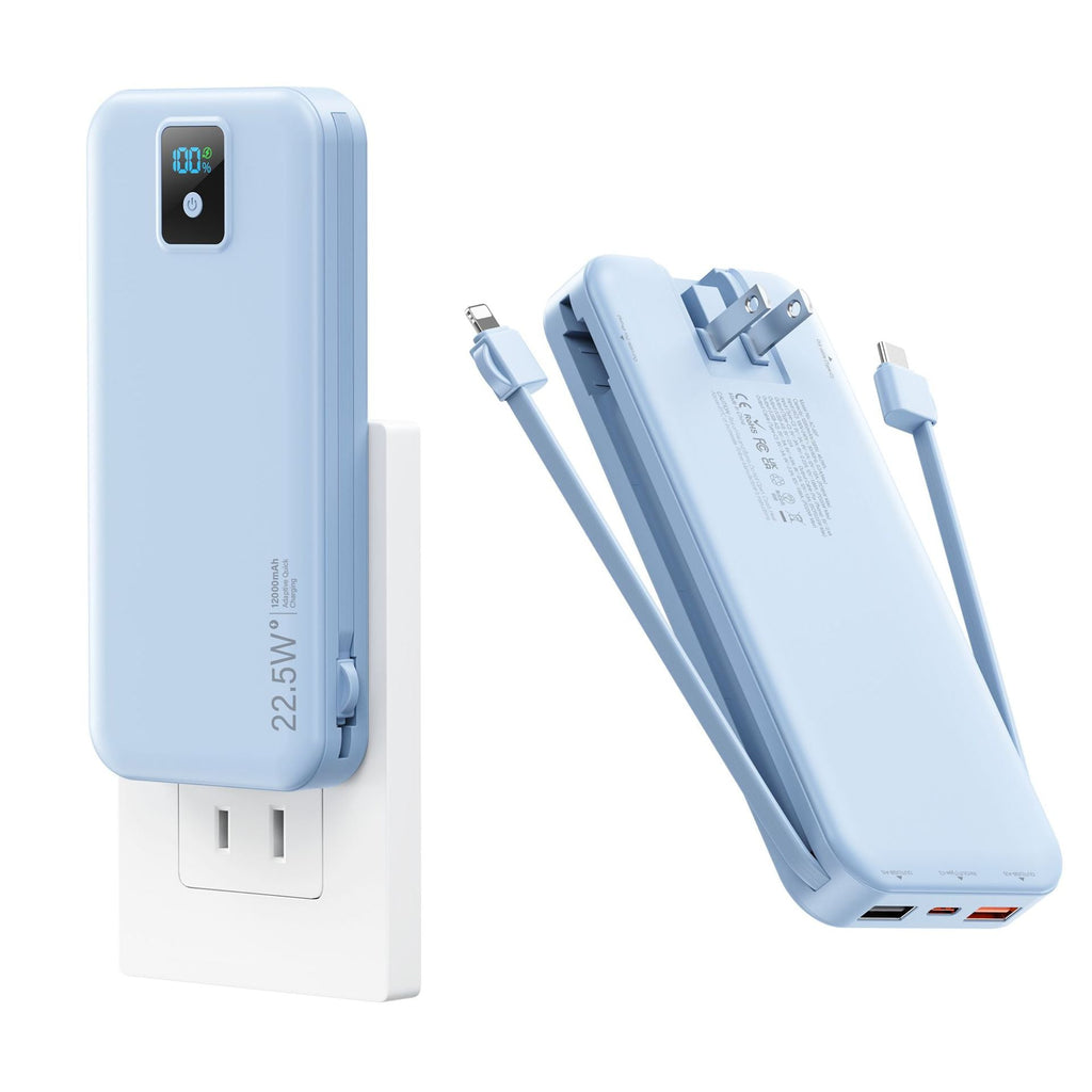 Siopsrl | Power bank with digital LCD display and integrated charger Siopsrl