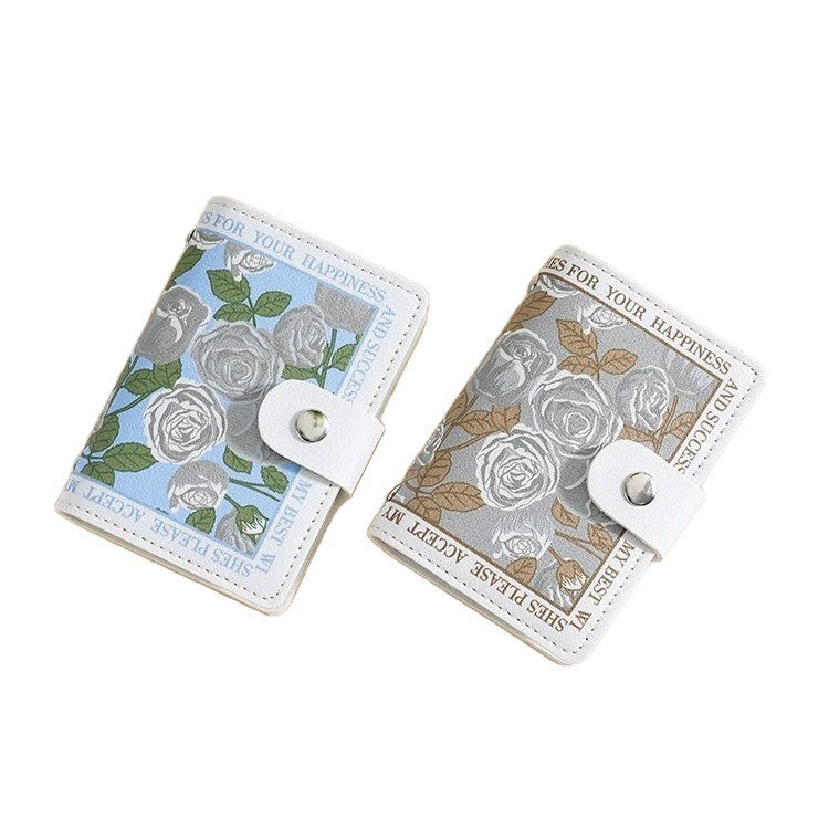 Siopsrl | Elegant Rose Print Wallet Siopsrl