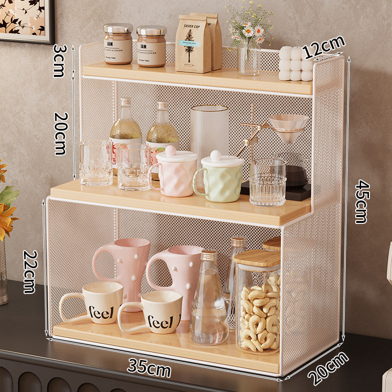 Siopsrl | Three-Tiered Metal Kitchen Storage Rack Siopsrl