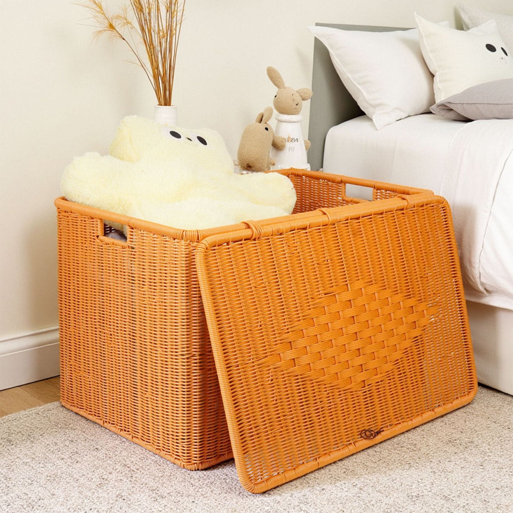 Large Woven Storage Chest Siopsrl