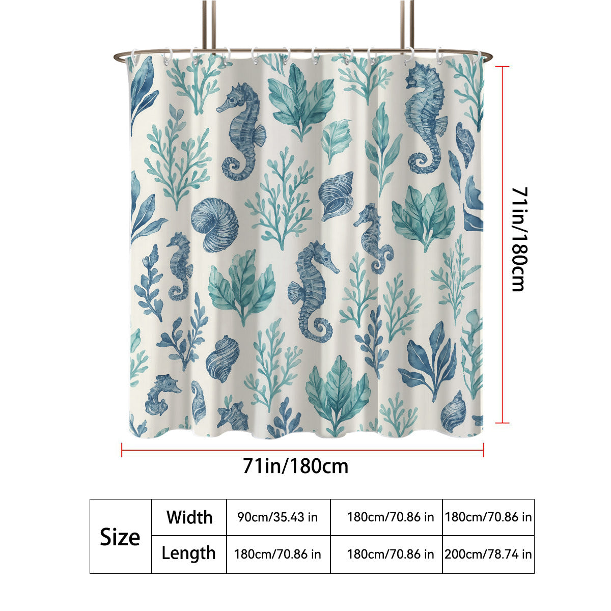 Siopsrl | Bath Shower Curtain Siopsrl