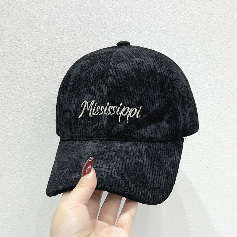 Siopsrl | Women's Corduroy Visor Cap Siopsrl