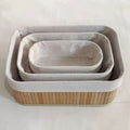 Storage basket with fabric cover Siopsrl