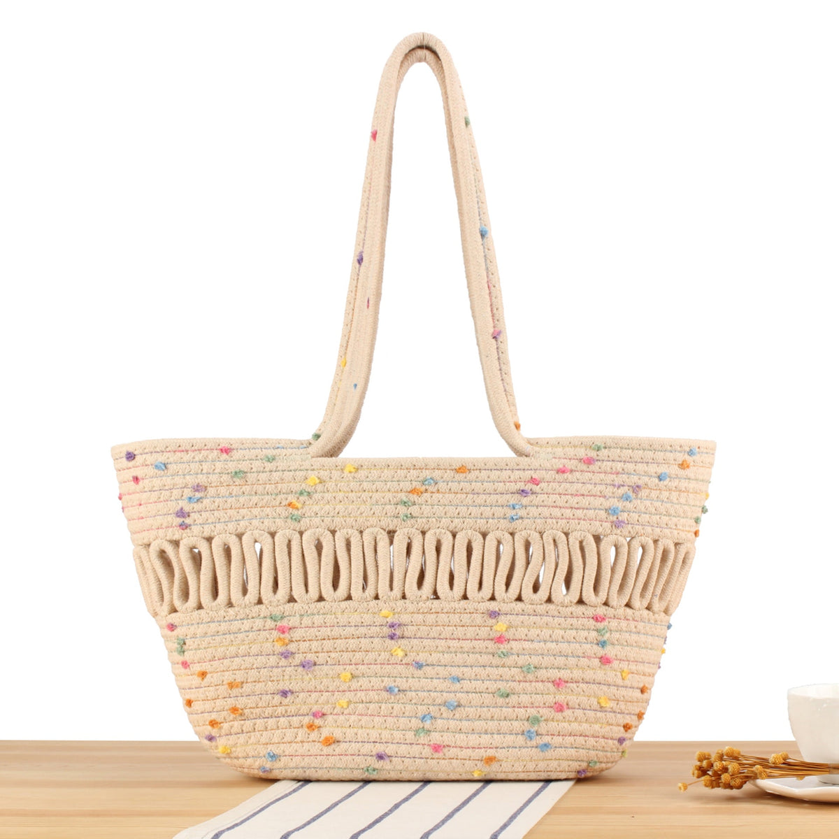 Siopsrl | Stylish Bast Crossbody Bag with Colorful Accents Siopsrl