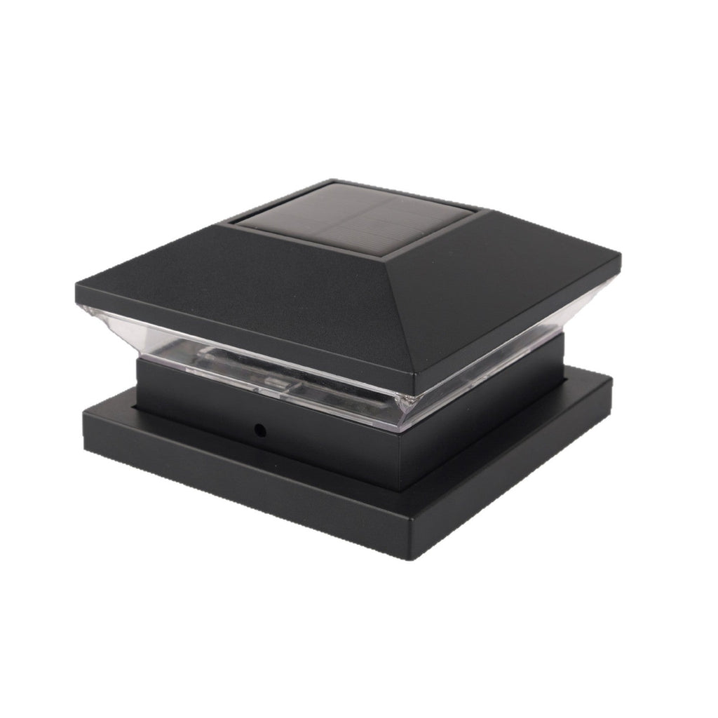 Siopsrl | Decorative Solar LED Post Cap Projector Light With Ornate Cutout Pattern Siopsrl