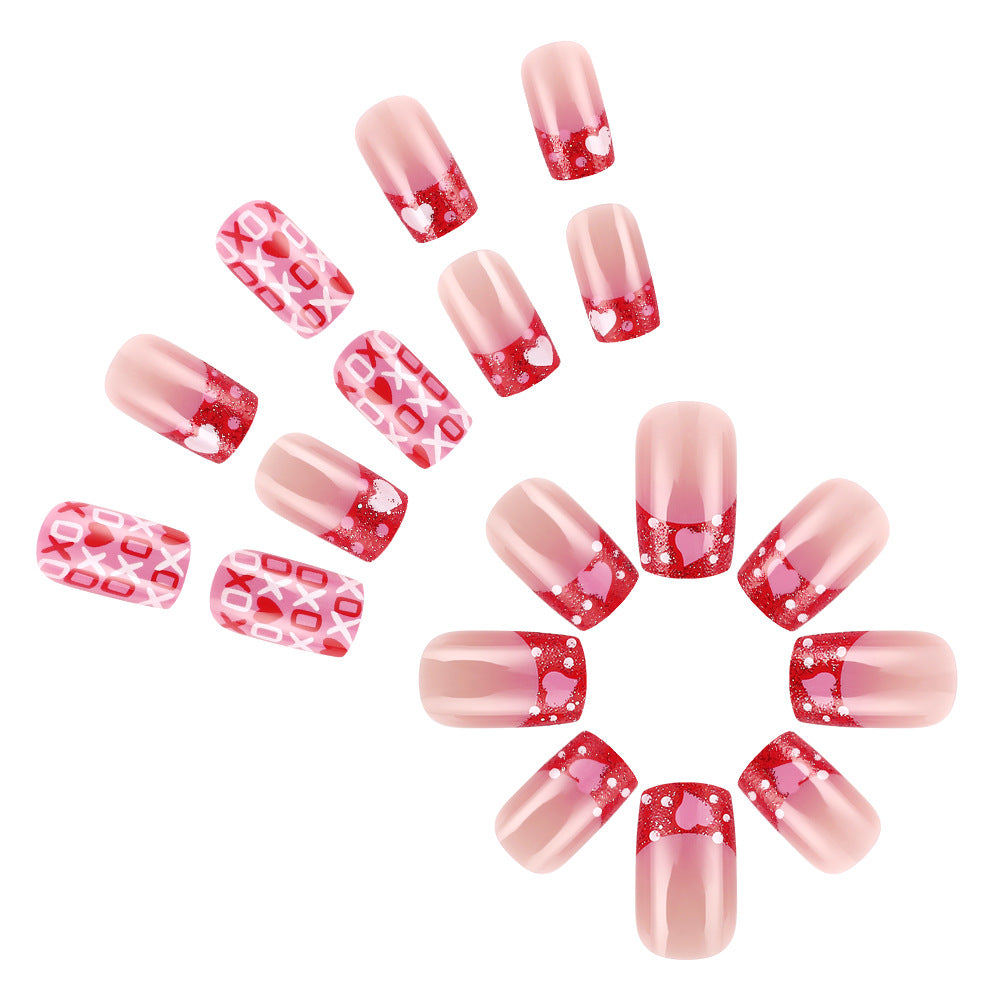 Siopsrl | Romantic Themed Press-On Nail Set Siopsrl