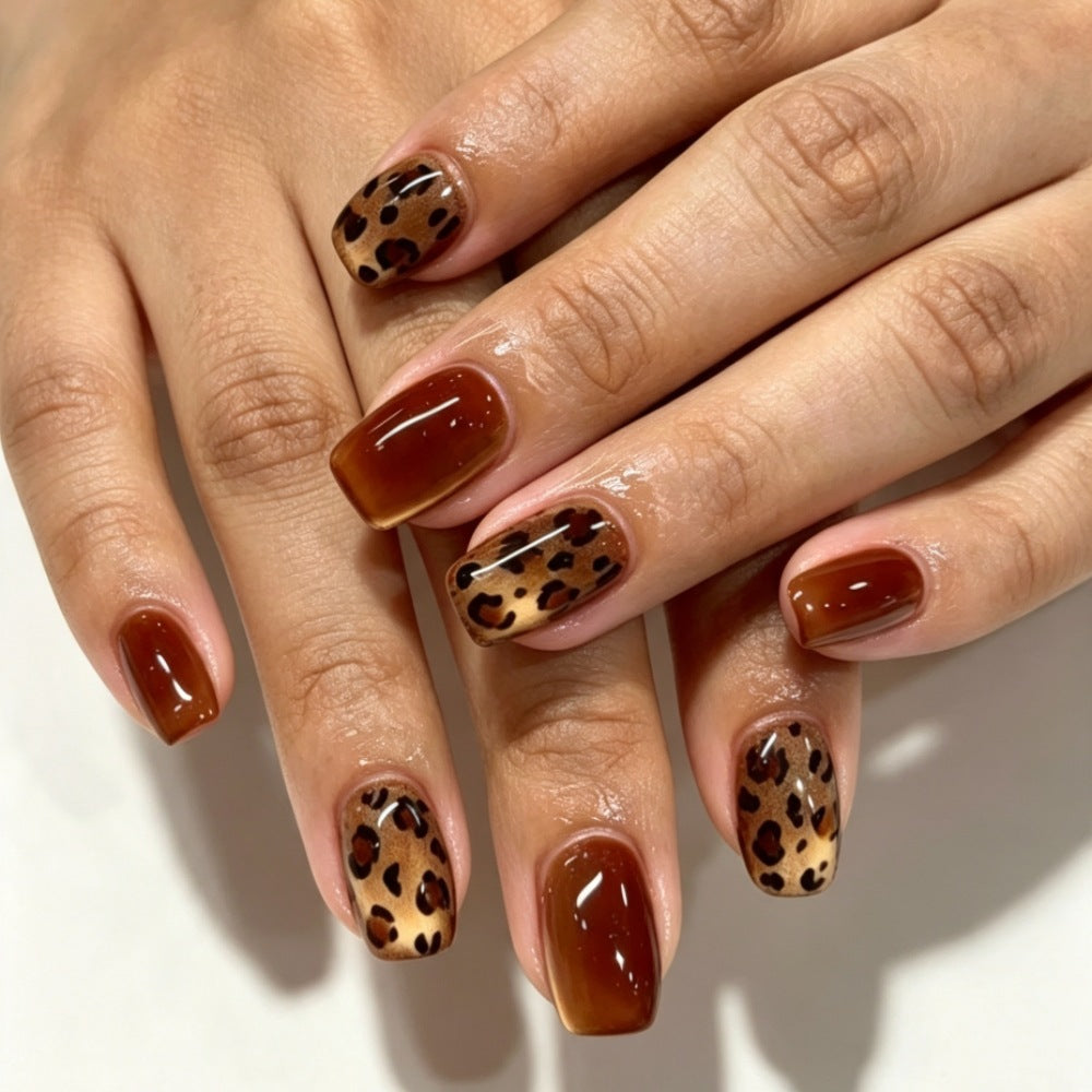 Siopsrl | Glamorous Animal Print Press-On Nail Set Siopsrl