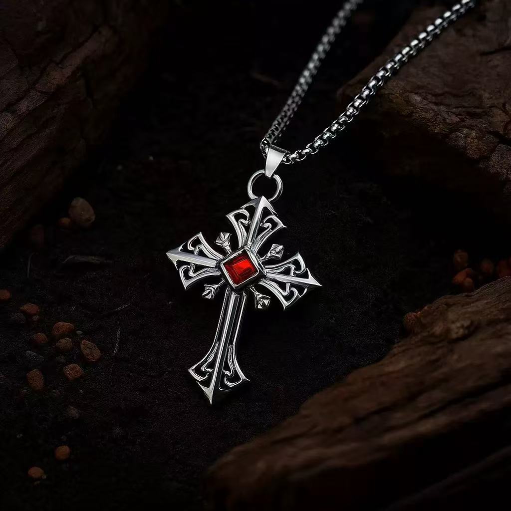 Siopsrl | Gothic Cross Pendant Necklace Siopsrl
