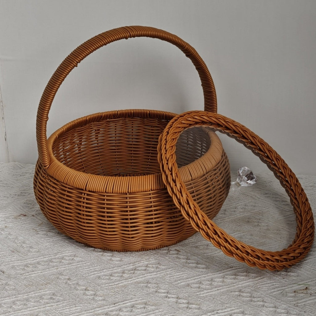 Handcrafted Woven Picnic Basket Siopsrl