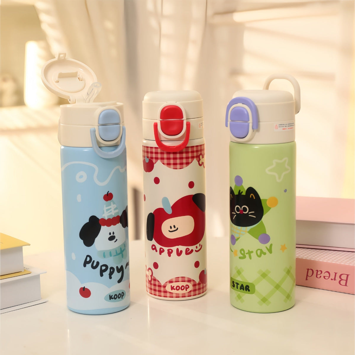 Siopsrl | Ladies Insulated Drinking Bottle with Playful Design Siopsrl