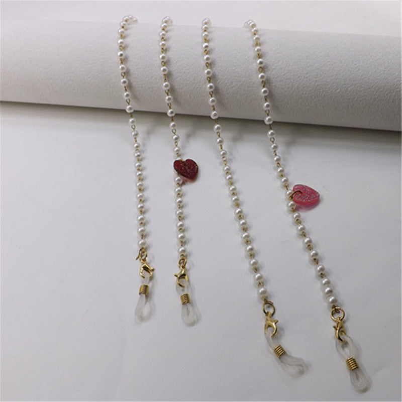 Siopsrl | Pearl necklace with heart pendant Siopsrl