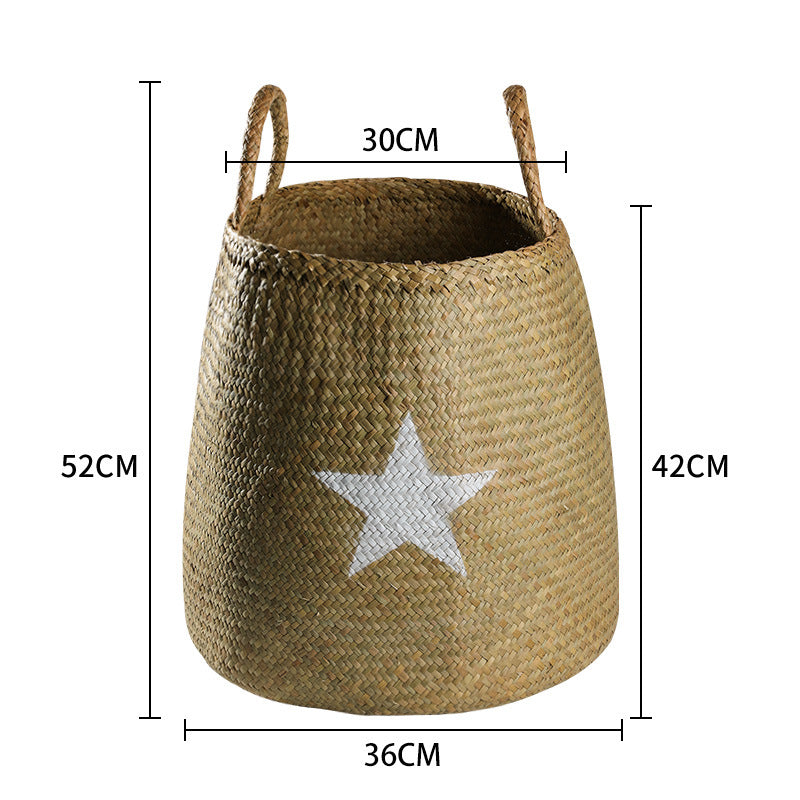 Decorative Natural Wicker Storage Basket Siopsrl