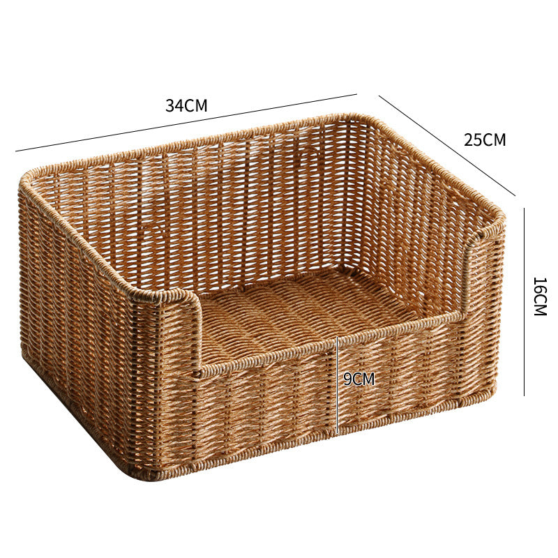 Unisex Modern Storage Basket made of Woven Material Siopsrl