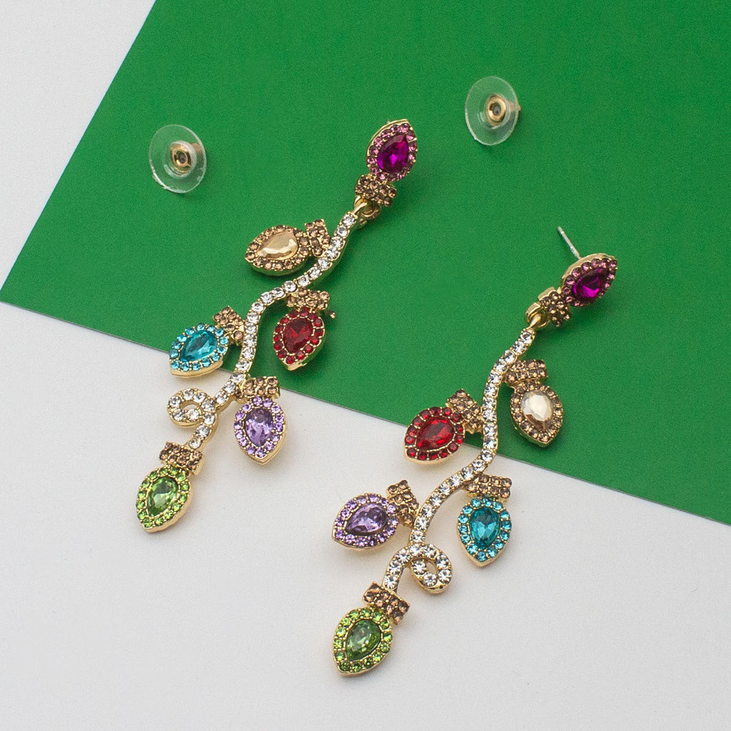Siopsrl | Vibrant Floral-Inspired Drop Earrings Siopsrl