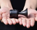 Siopsrl | rechargeable high-decibel electric bicycle horn with trumpet-style mount and splash-resistant housing Siopsrl