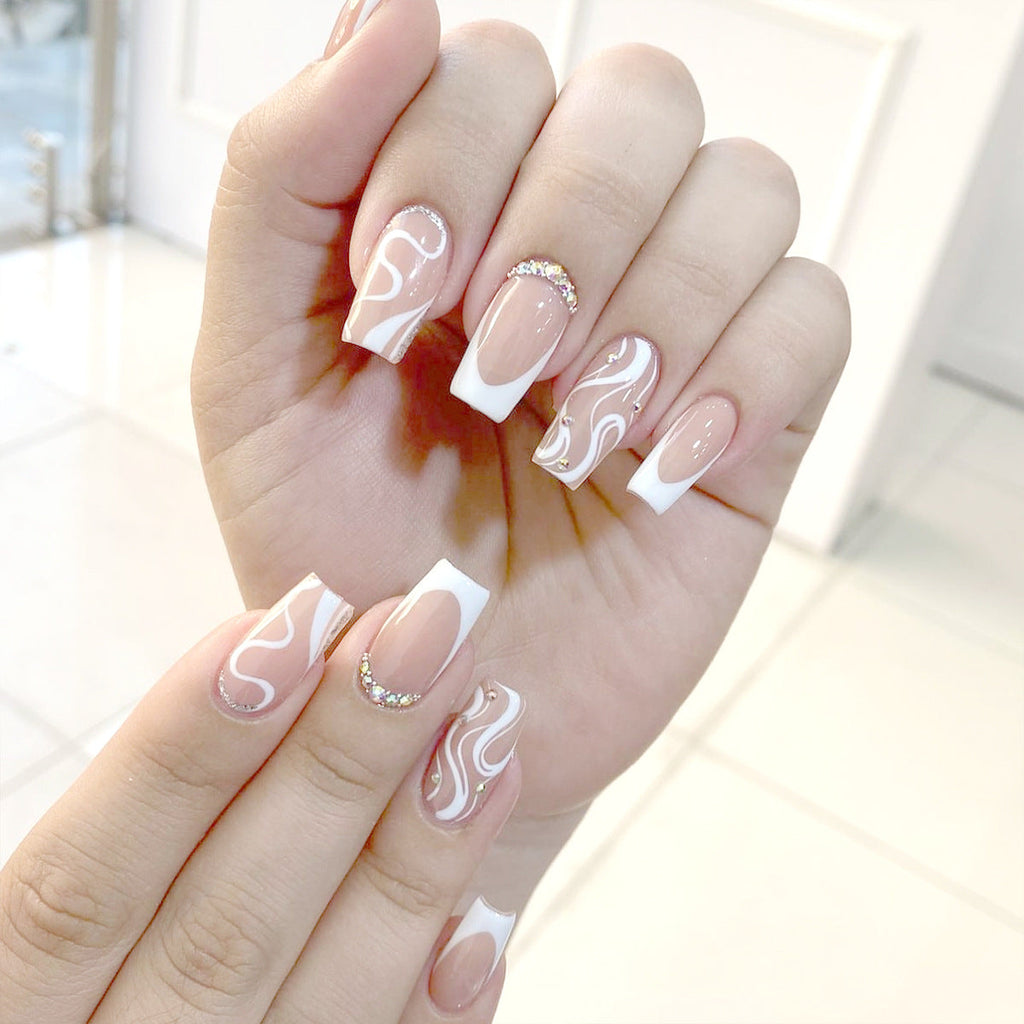 Siopsrl | Artistic Gel Nail Tips Set Siopsrl