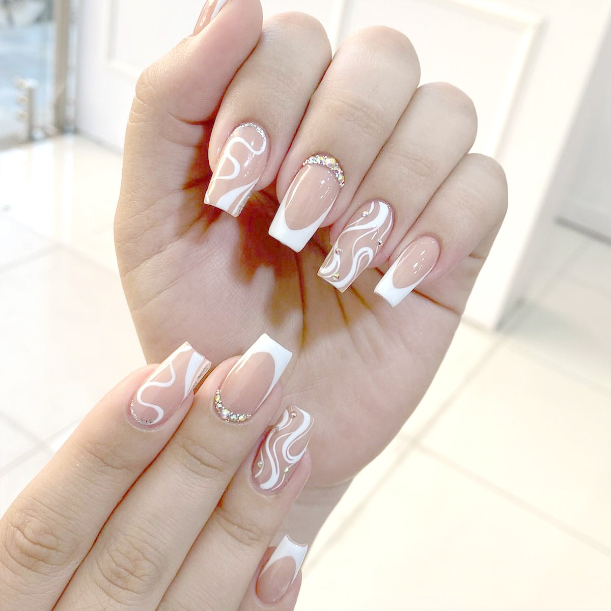 Siopsrl | Artistic Gel Nail Tips Set Siopsrl