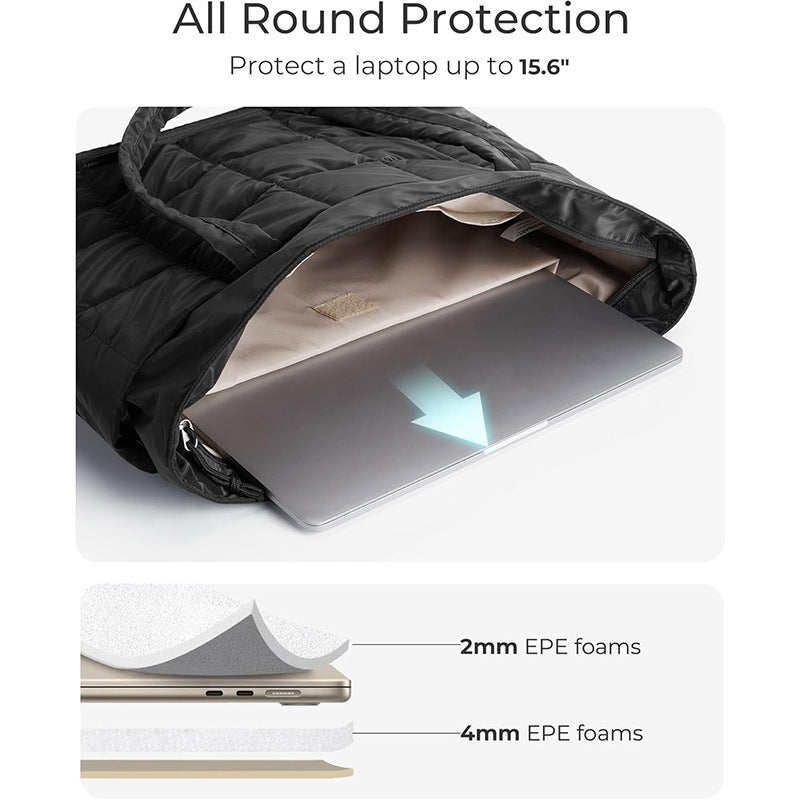 Siopsrl | Padded tote bag with comfortable interior organizer Siopsrl