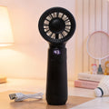 Siopsrl | USB-Rechargeable Bladeless Handheld Fan with LED Speed Display